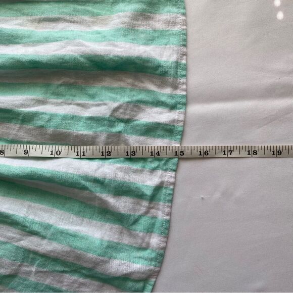 Stoney Clover x Target Mint and White Linen Blend Striped Tank Size Extra Small - Picture 13 of 13